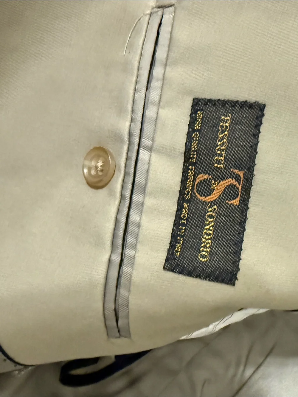 Banana Republic Light Beige Sport Coat - modern fit